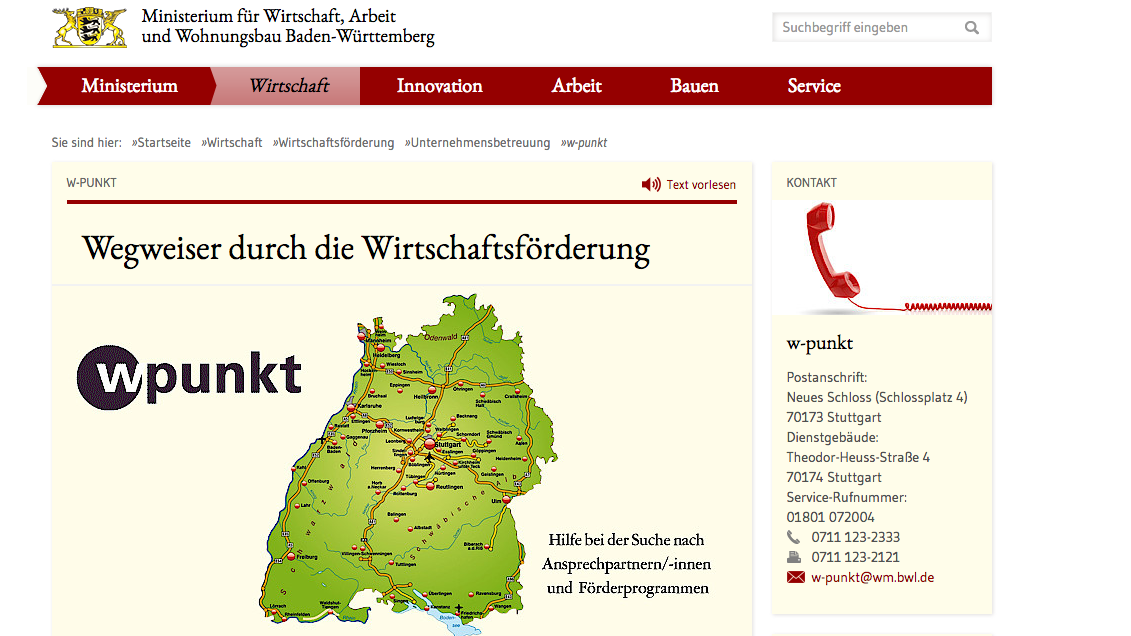  Screenshot Homepage Wpunkt 